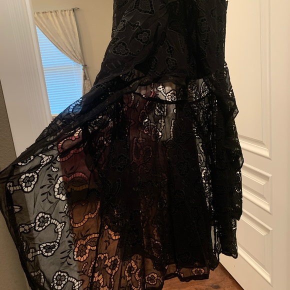 NWT $250 Free People Catalina Black Dress 0 ~ XS - Picture 11 of 14